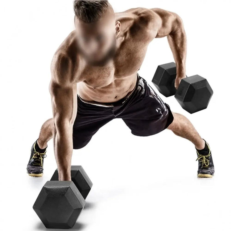 Set of 2 x 10kg/22lb Dumbbell Set by Yaheetech