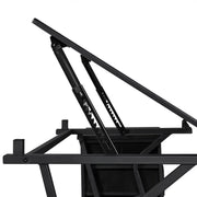 Drafting Table & Stool Set For Artists Tilting Tabletop with Additional Side Countertop by Yaheetech