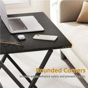 2-Tier Foldable Computer Desk w/ Monitor Shelf by Yaheetech