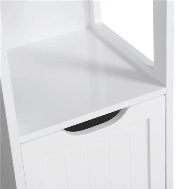 White Bathroom Cabinet 2 Hideaway Drawers 1 Shelf by Yaheetech