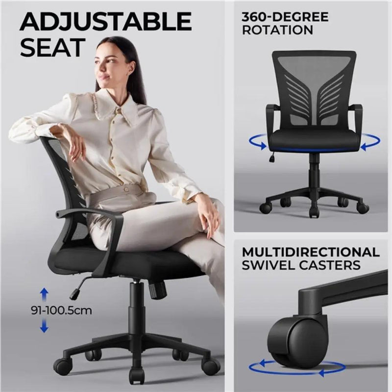 Mesh Office Chair Computer Chair by Yaheetech