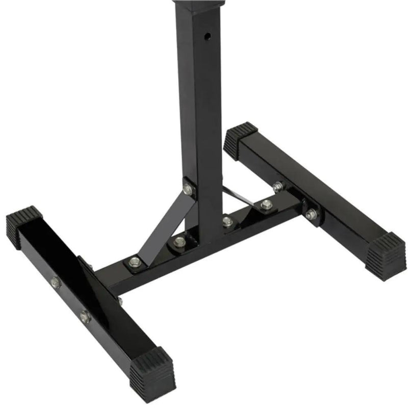 Yaheetech Pair of Adjustable Squat Rack Standard 45-70 Inch Solid Steel Squat Stand Pair of Adjustable Squat Rack Standard 45-70 Inch Solid Steel Squat Stand