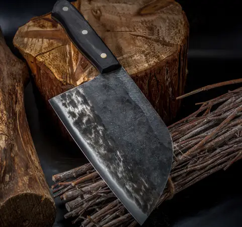 Stainless Steel Meat Cleaver Chef's Knife Cleaver Knife stone Sheath by China Dropship