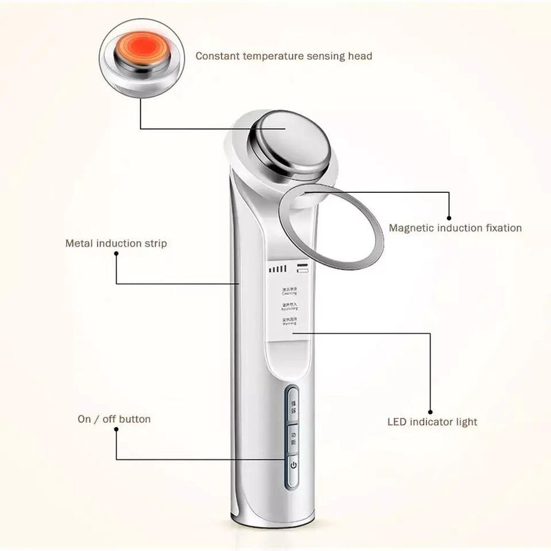 K-SKIN KD9960 Ion Beauty Introduction Instrument Face Cleansing Massager Skin Rejuvenation Thermostat Deep Clean Acne Therapy by JBH AUTO PARTS