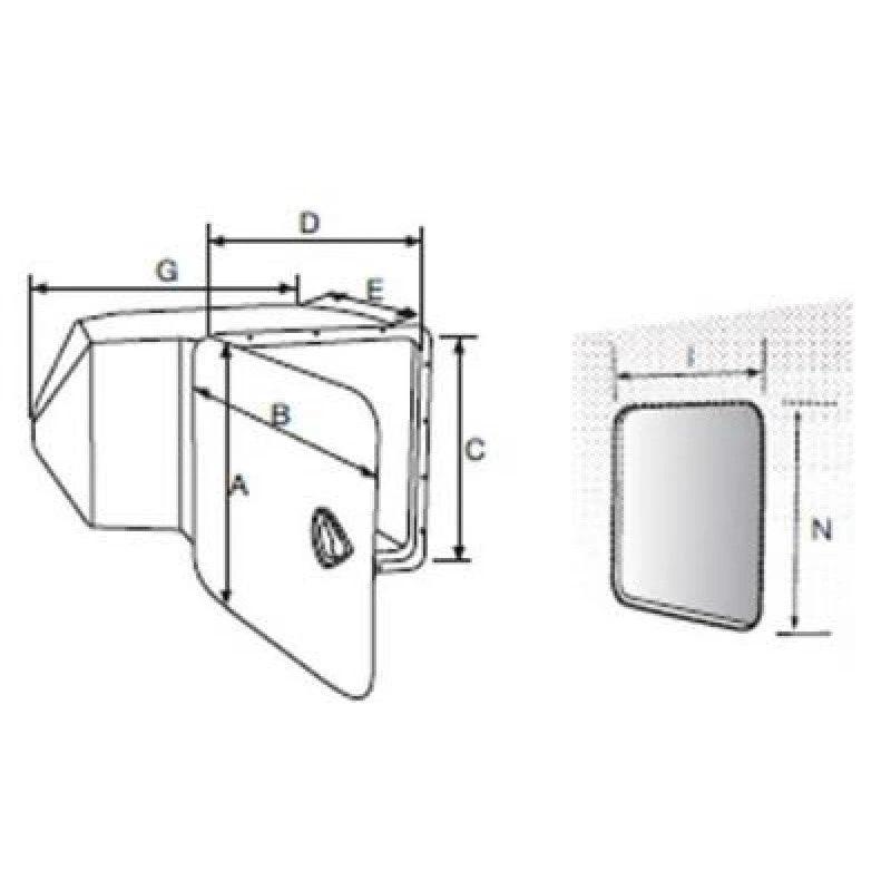 LPG Cylinder Storage Locker - 2 x 5kg bottles by Action Outdoors Limited