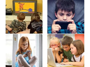 Kids Anti-Blue Light Glasses Square Frame Protect Eyesight for Boys Girls by dealonline.co.nz