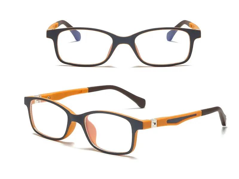 Kids Anti-Blue Light Glasses Square Frame Protect Eyesight for Boys Girls by dealonline.co.nz