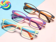 Kids Anti-Blue Light Glasses Square Frame Protect Eyesight for Boys Girls by dealonline.co.nz