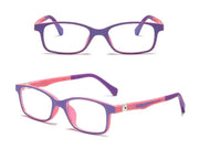 Kids Anti-Blue Light Glasses Square Frame Protect Eyesight for Boys Girls by dealonline.co.nz