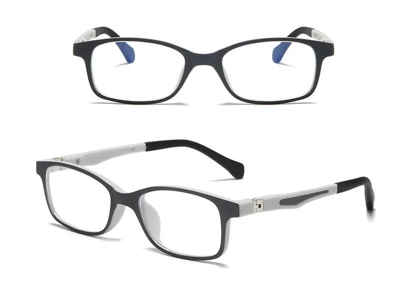 Kids Anti-Blue Light Glasses Square Frame Protect Eyesight for Boys Girls by dealonline.co.nz