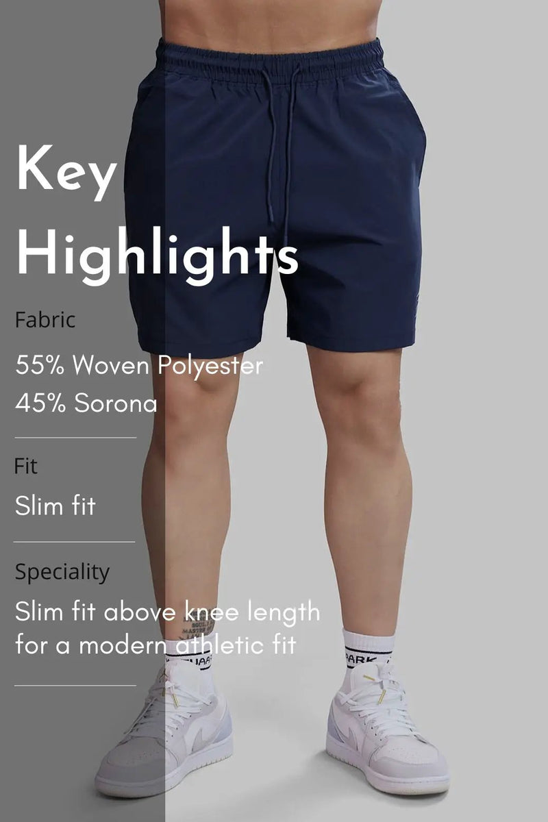 Thread Shorts Navy by Fuaark Nz