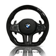 BMW Steering Wheel (Forged Carbon Fiber+Alcantara) #19 by CARBONISE