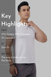 Pulse T-shirt White by Fuaark Nz