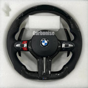 BMW Steering Wheel (Carbon Fiber+Perforated Leather) @19 by CARBONISE