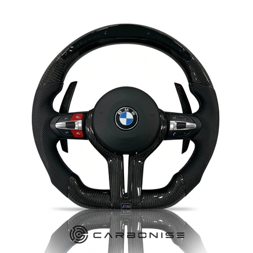 BMW Steering Wheel (Carbon Fiber+Perforated Leather) @19 by CARBONISE