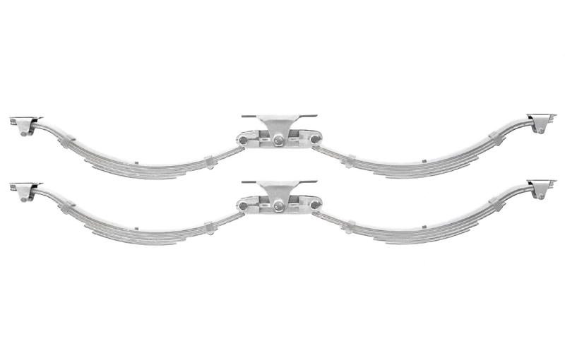 Eye to Slipper - 3500kg - 45mm wide - Pair of tandem suspension springs for trailers.