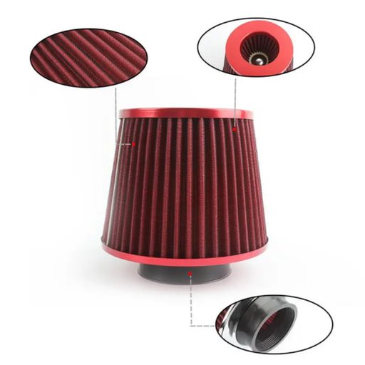 Car Air Filter - Red by salelink.co.nz