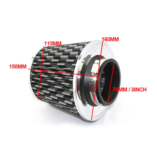 Car Cold Air Intake Filter Pipe Hose System by salelink.co.nz