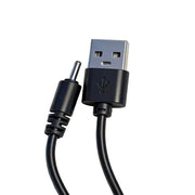 Barrel Jack Power Cable - 2.0mm x 2.0mm charger (Black) 1.5m by 9eight5