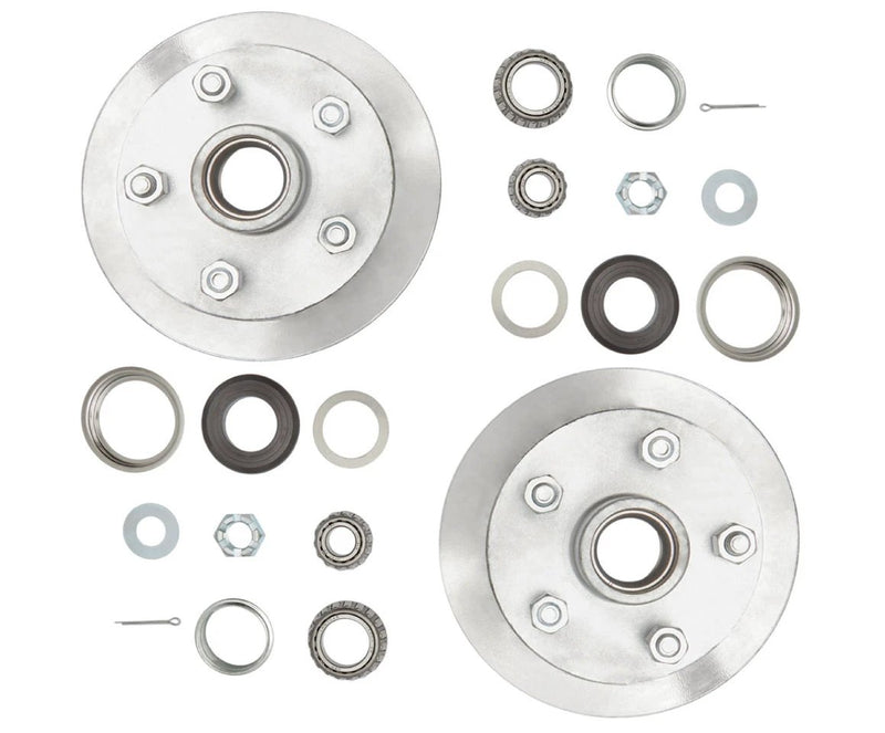 1750kg Disc Braked Hub Set - SS Disc - 5x4-1/2x1/2" - Pair by Trojan