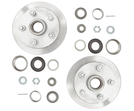 1750kg Disc Braked Hub Set - SS Disc - 5x4-1/2x1/2" - Pair by Trojan