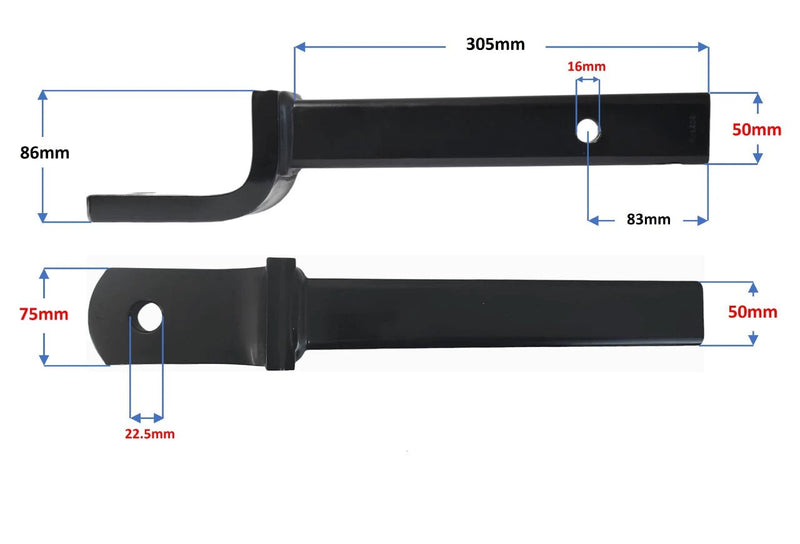 Trojan Trailer Ball Mount 21181 Robust 3600kg Capacity For Caravan And Boat Trailers by Trojan