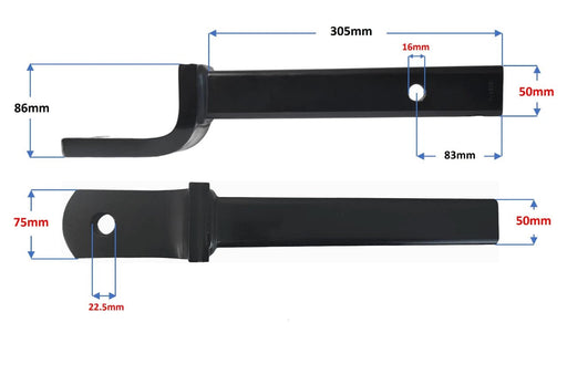 Trojan Trailer Ball Mount 21181 Robust 3600kg Capacity For Caravan And Boat Trailers by Trojan