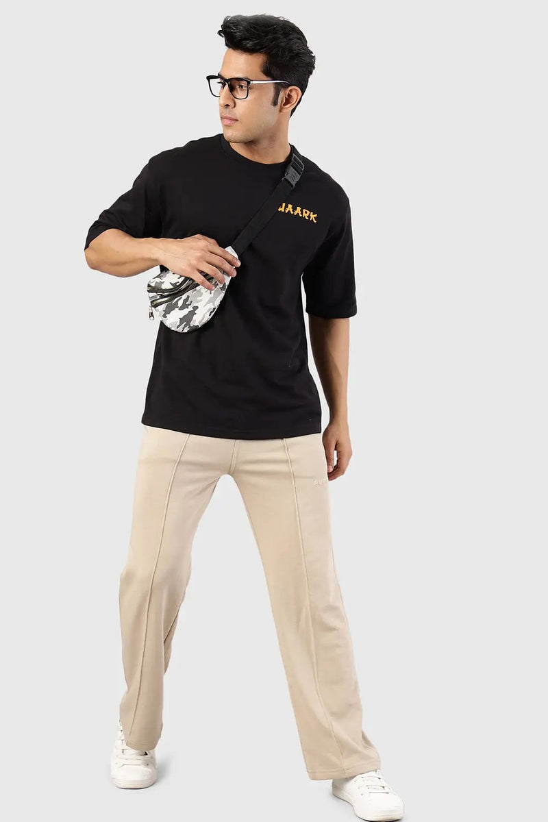 Pinnacle Straight Pants Beige by Fuaark Nz