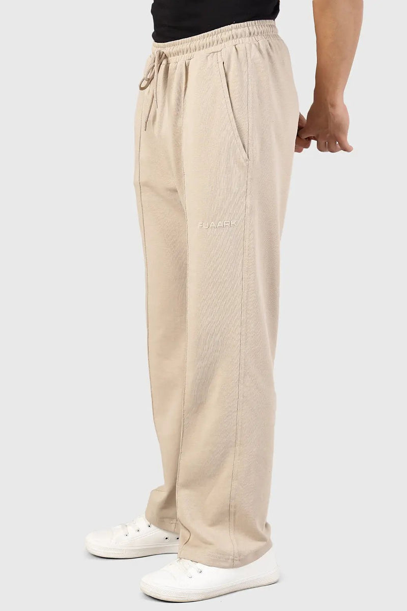 Pinnacle Straight Pants Beige by Fuaark Nz