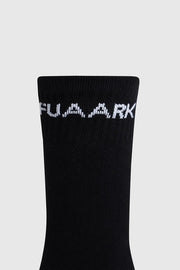 Legacy Crew Socks Black by Fuaark Nz