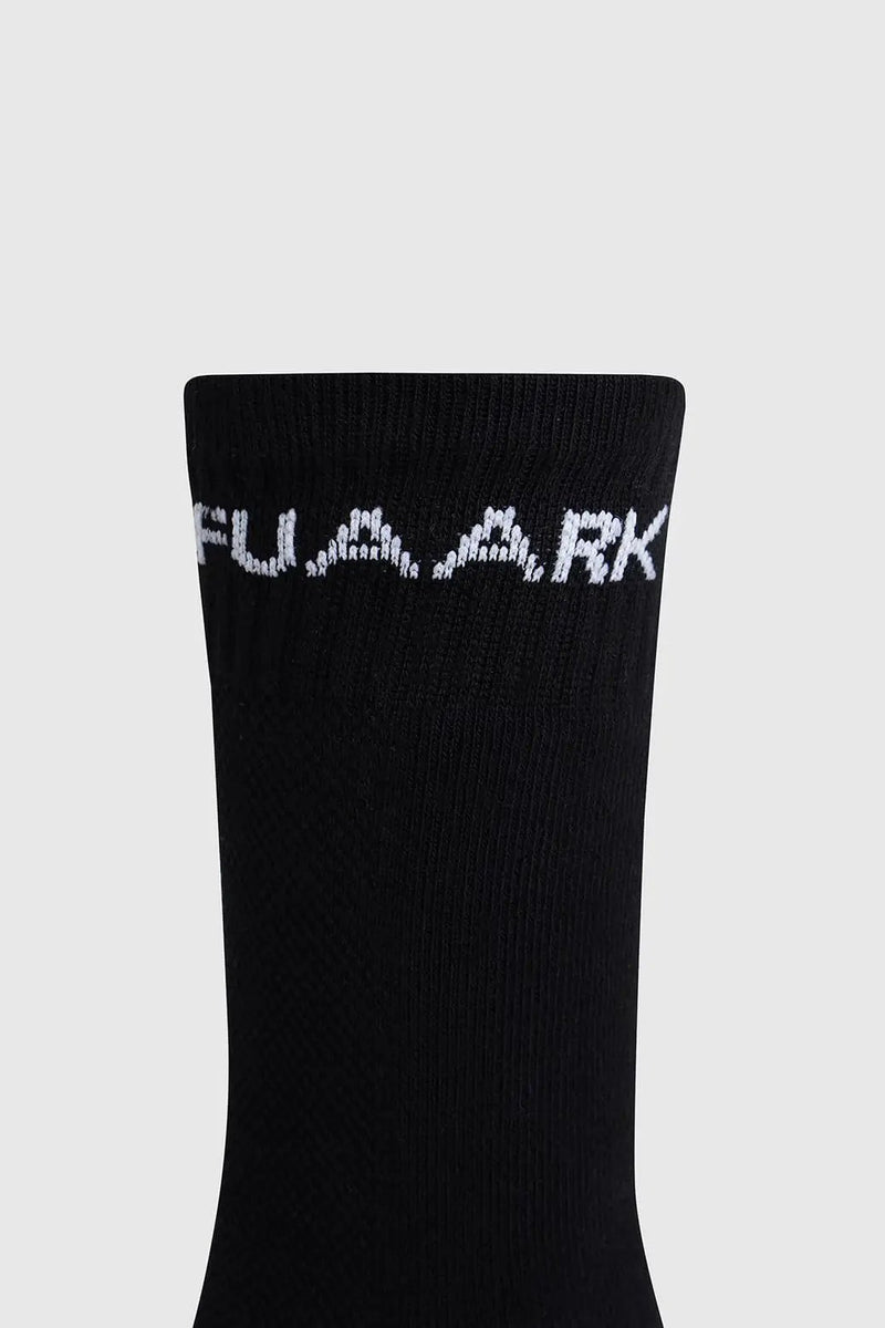 Legacy Crew Socks Black by Fuaark Nz
