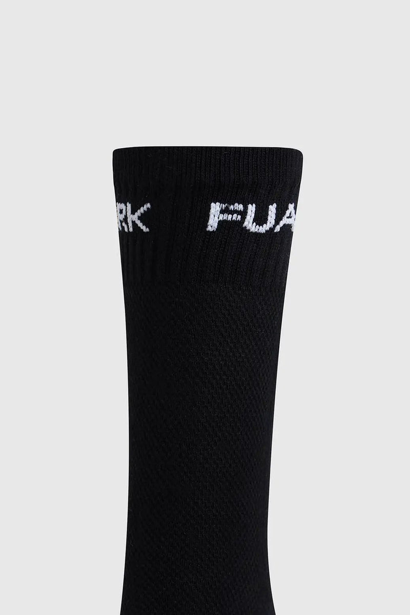 Legacy Crew Socks Black by Fuaark Nz