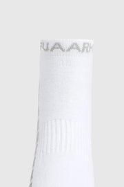 Legacy Ankle Socks White/Grey by Fuaark Nz