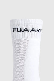 Legacy Crew Socks White by Fuaark Nz
