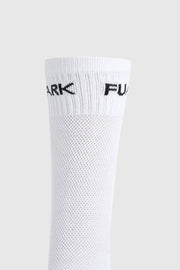 Legacy Crew Socks White by Fuaark Nz