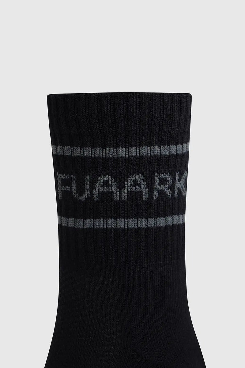 Legacy Quarter Socks Black by Fuaark Nz