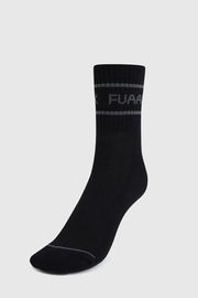 Legacy Quarter Socks Black by Fuaark Nz