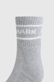 Legacy Quarter Socks Light Grey by Fuaark Nz