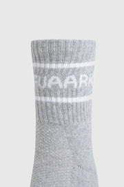 Legacy Quarter Socks Light Grey by Fuaark Nz