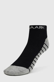 Legacy Ankle Socks Black/Grey by Fuaark Nz