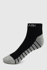 Legacy Ankle Socks Black/Grey by Fuaark Nz