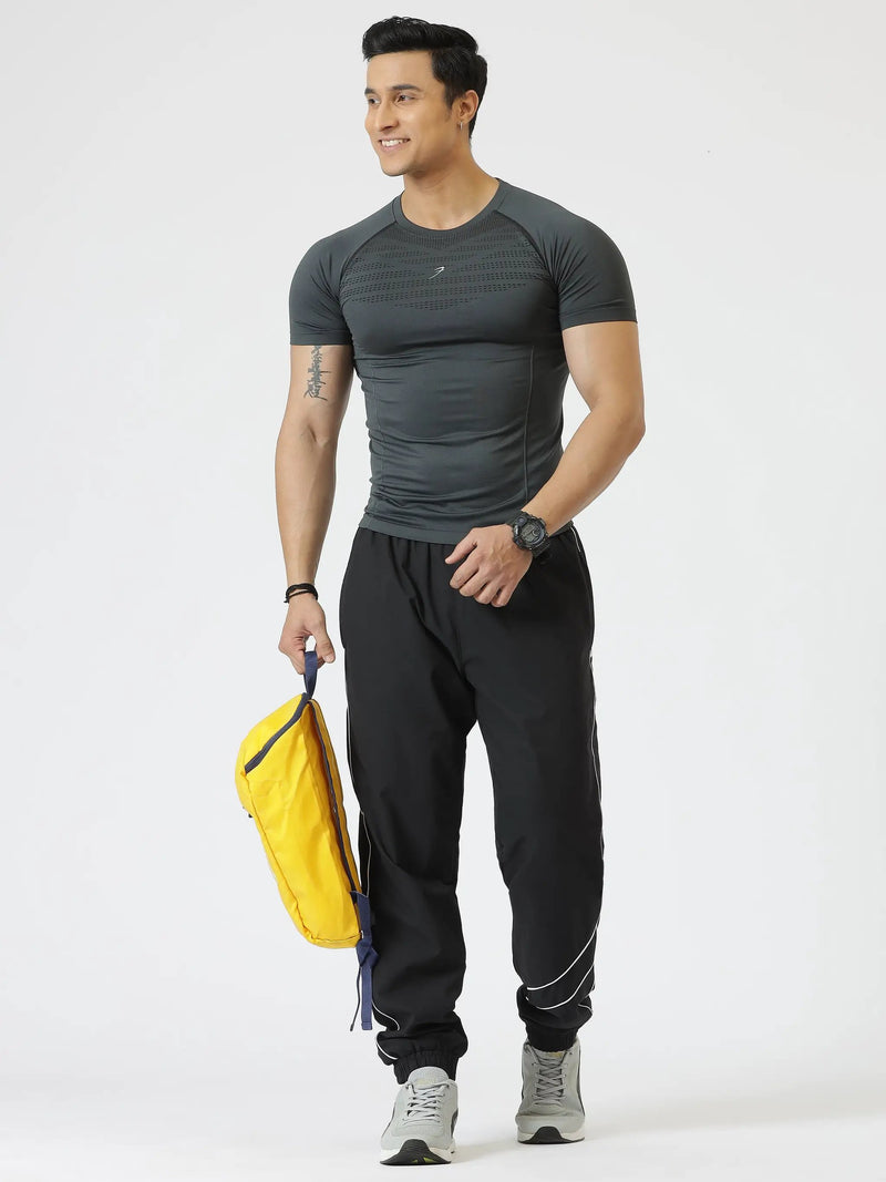 Power Seamless T-shirt Grey by Fuaark Nz