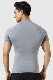 Compression T-shirt Sea Grey by Fuaark Nz
