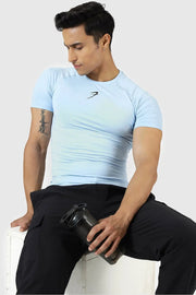 Compression T-shirt Glacial Blue by Fuaark Nz