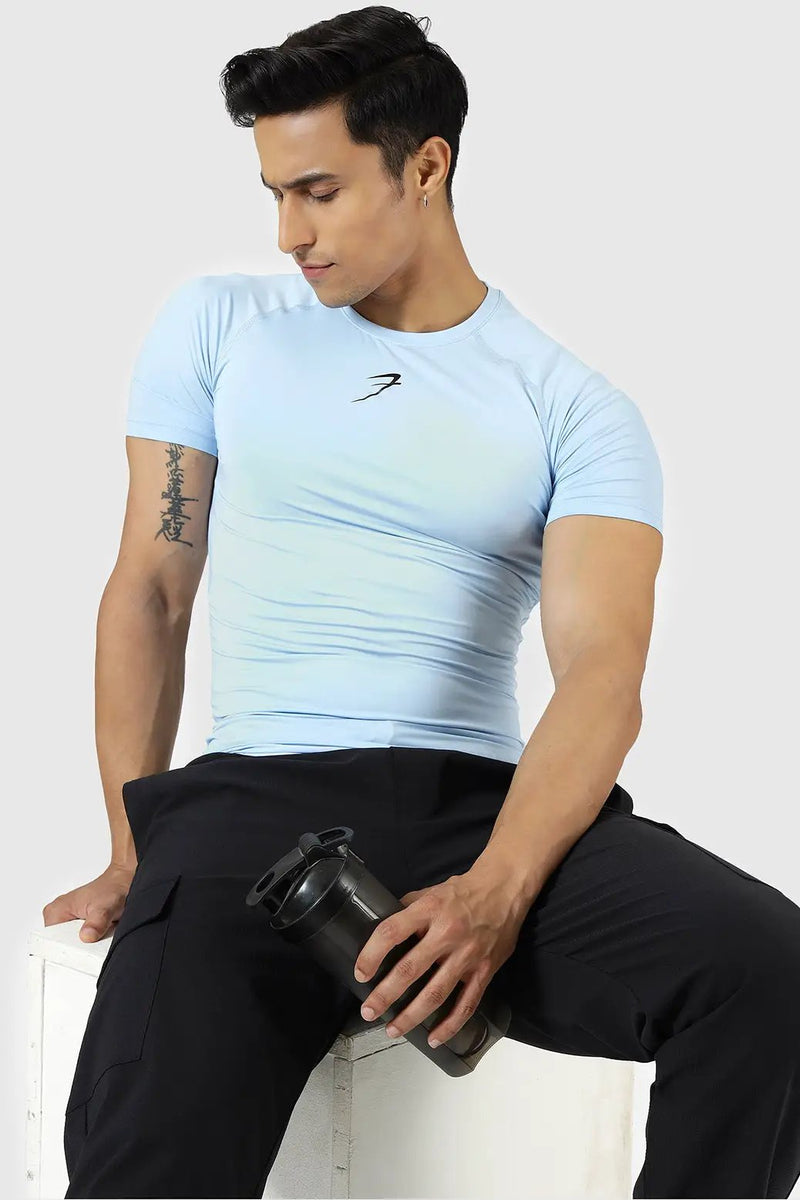 Compression T-shirt Glacial Blue by Fuaark Nz
