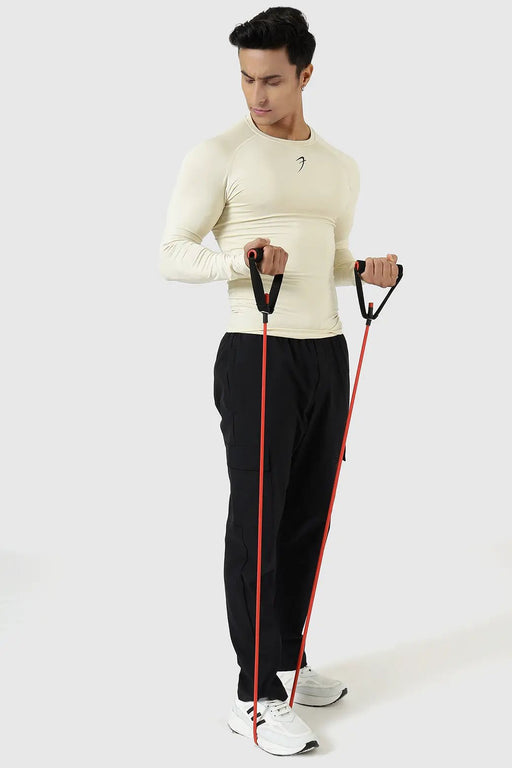 Compression Fullsleeves T-shirt Beige by Fuaark Nz