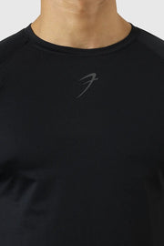 Core Fullsleeves T-shirt Black by Fuaark Nz
