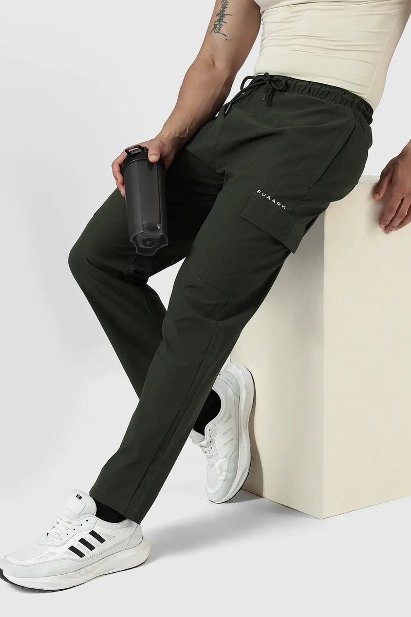 Vitality Straight Pants Army by Fuaark Nz