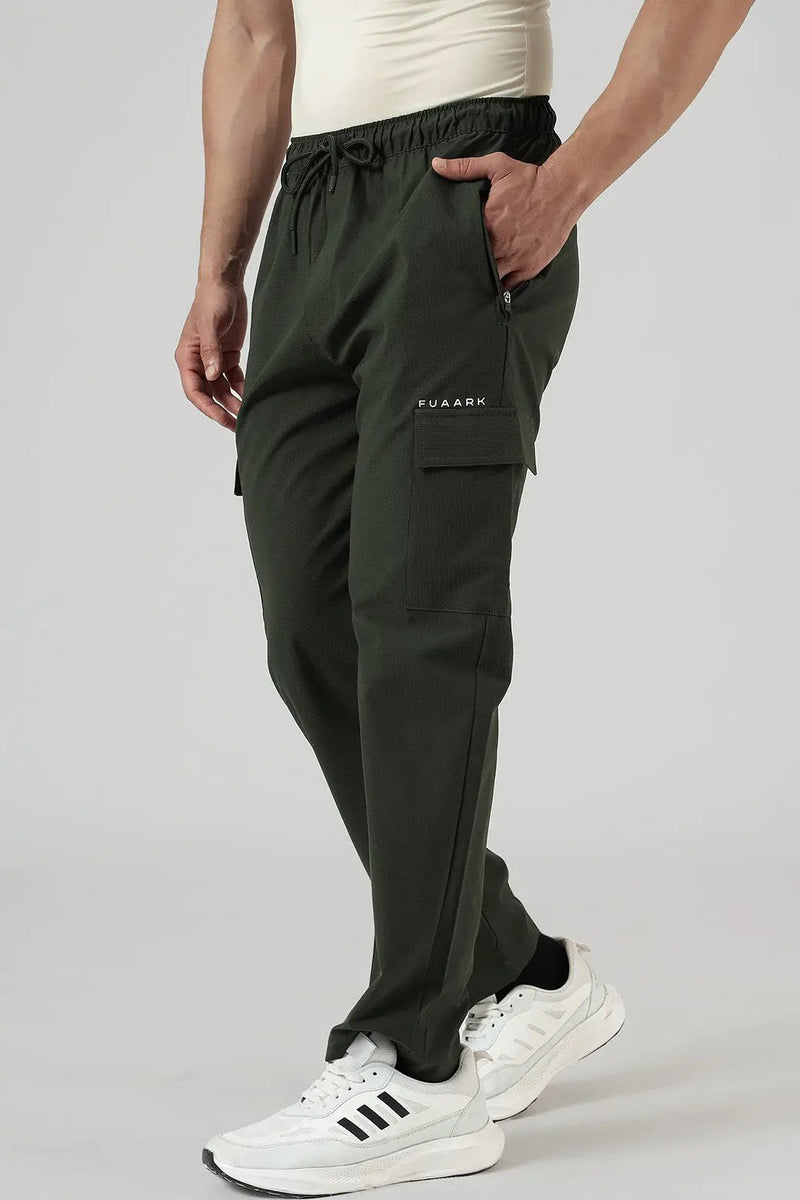 Vitality Straight Pants Army by Fuaark Nz