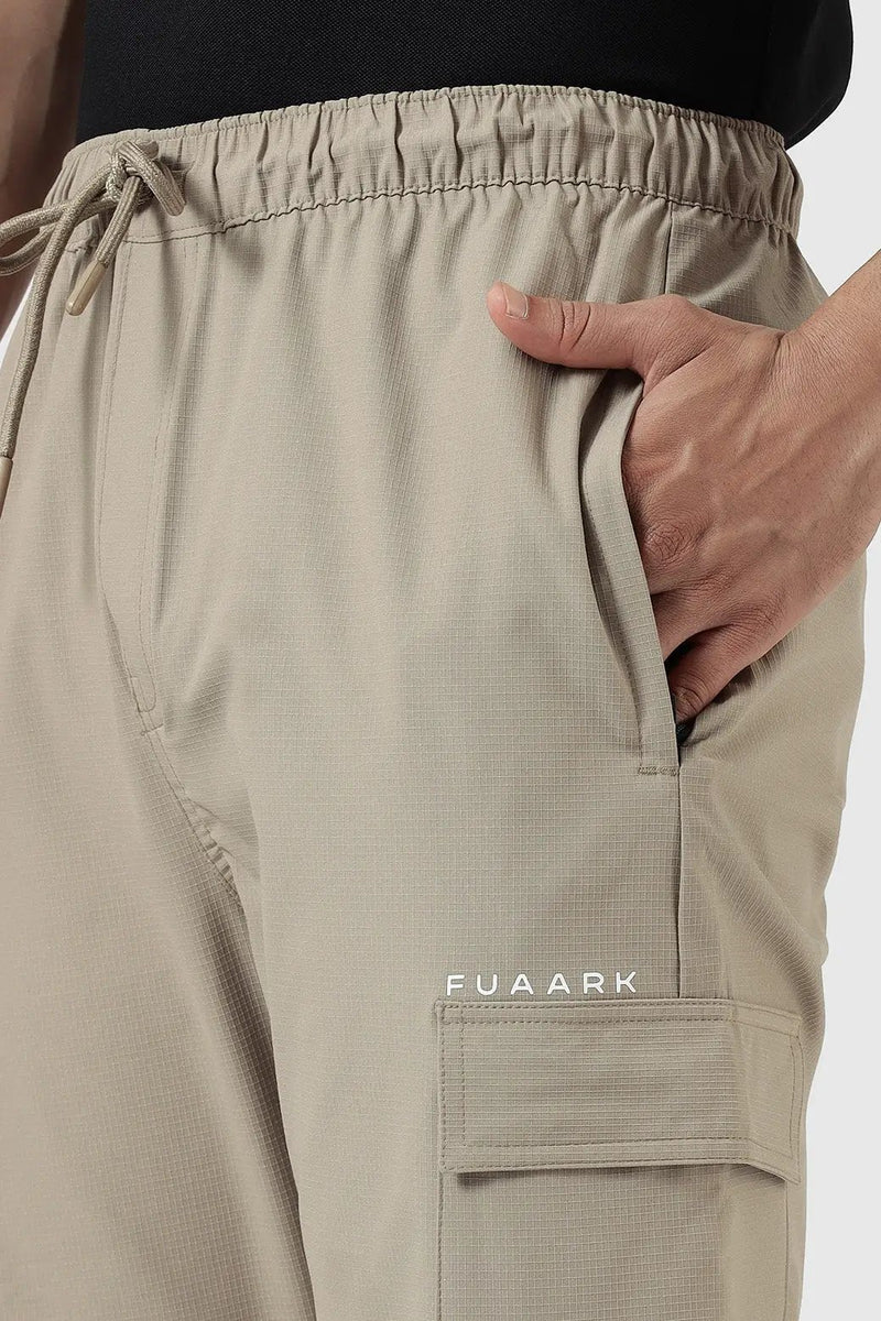 Vitality Straight Pants Beige by Fuaark Nz
